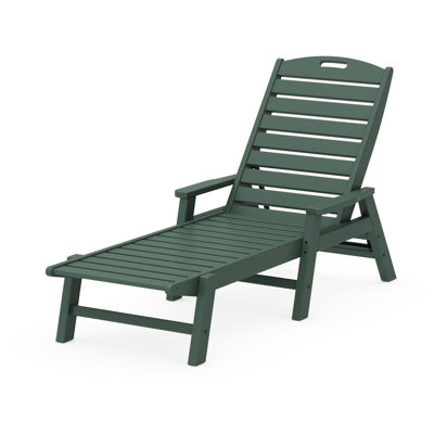 POLYWOOD Nautical Chaise with Arms