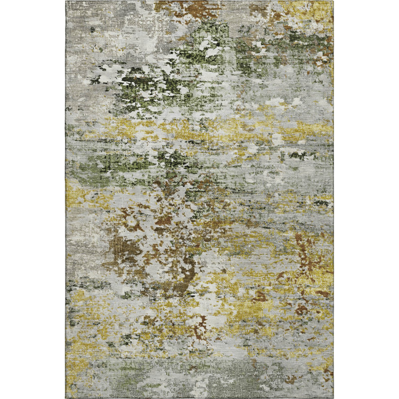 Premium Machine Washable Mayfield AMF1830 Modern Rug, Rectangle 9' x 12'