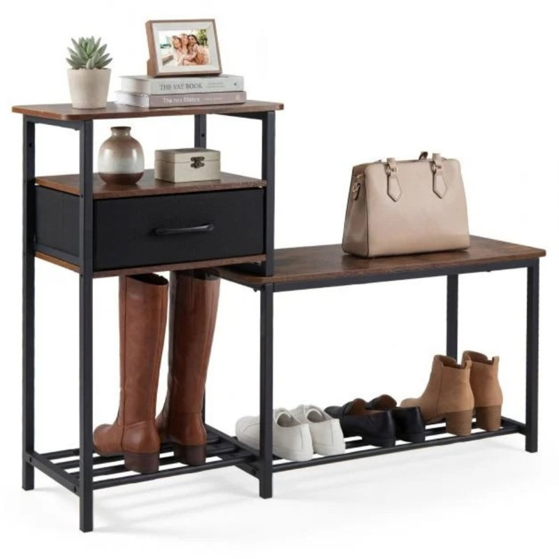 4 Pair Shoe Rack