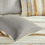 Housse de couette en coton double / grand format au design moderne 3 pièces avec gris et jaune-118758517