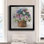 My English Garden - peinture sur toile encadrée