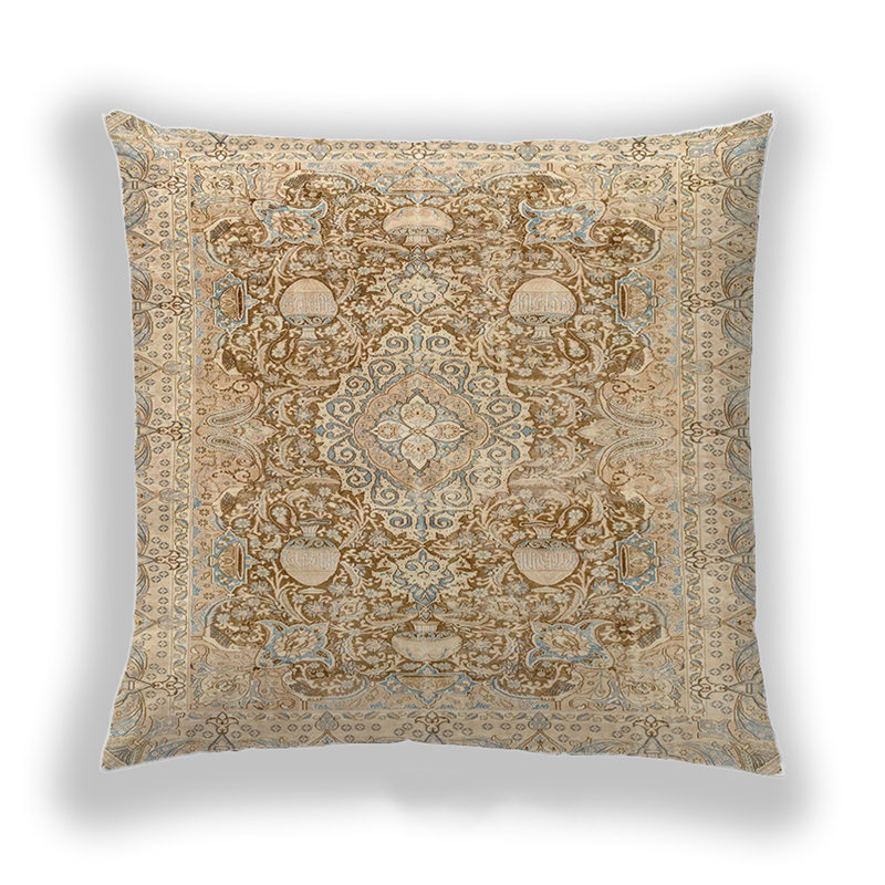 Abstract Reversible Throw Pillow, Microsuede