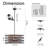 Adjustable Industrial Farmhouse Drum Pendant Light-2136548511