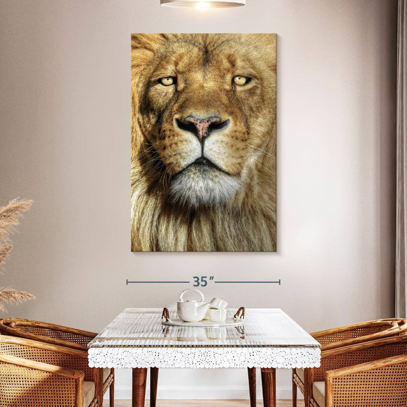 Brampt Epic Lion Head, 51" H x 34" W