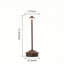Lampe de table moderne sans fil à DEL - Ip54 imperméable, à intensité variable avec mémoire, batterie rechargeable 5000 mah pour une utilisation intérieure et extérieure (ensemble de 1, brun)-1768368046