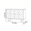 Buffet simple en bois massif avec rangement-1582059888