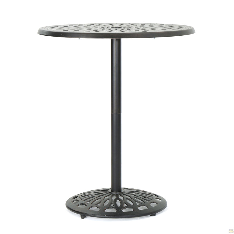 Cast Aluminium 35'' Round Bar Table