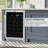 Whynter 24'' width 46 Bottle Single Zone Built-In Wine Refrigerator with Lock