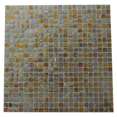 Ecologic 0.38" x 0.38" Recycled Glass Square Mosaic Tile