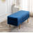 Miajah Velvet Upholstered Flip Top Storage Bench-1447023132