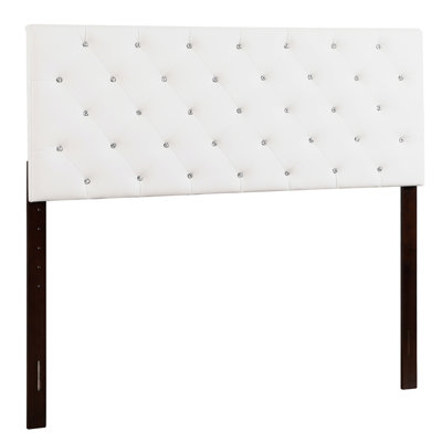 Versatile White Adjustable Headboard