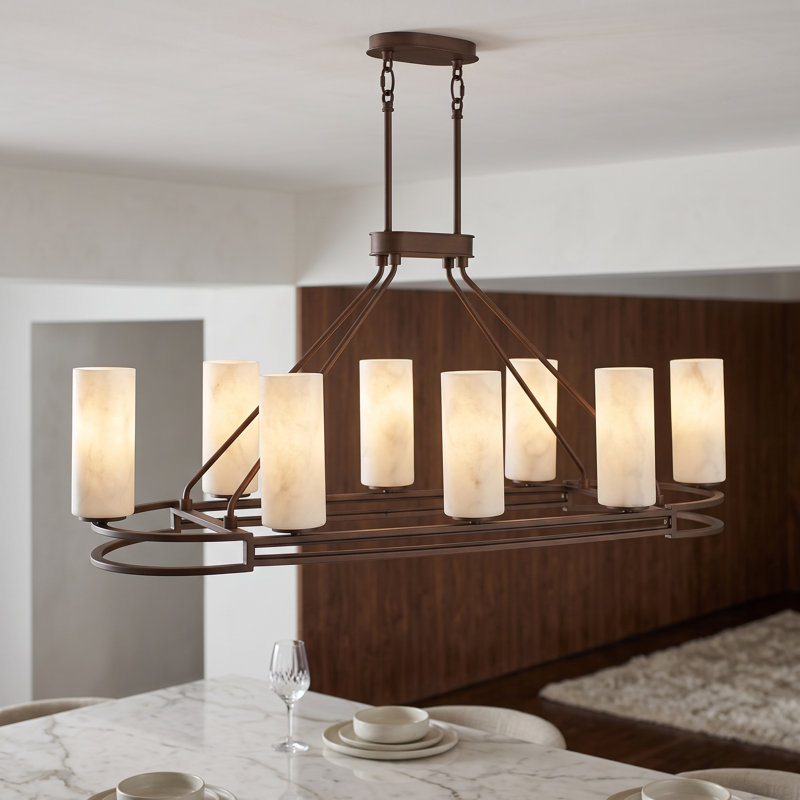Aurelia 8-Light Linear Island Chandelier