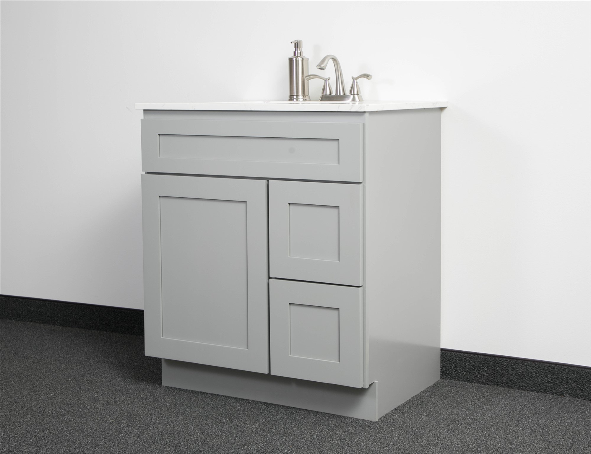United Cabinetry 30'' Bathroom Vanity Base Only & Reviews | Wayfair