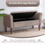 Banc de rangement en polyester touffeté-918948120-820467228