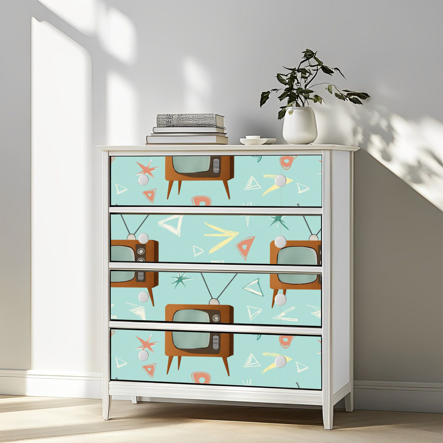 Latitude Run® Peel and Stick Wallpaper Abstract Swirling Rainbow Colors ...