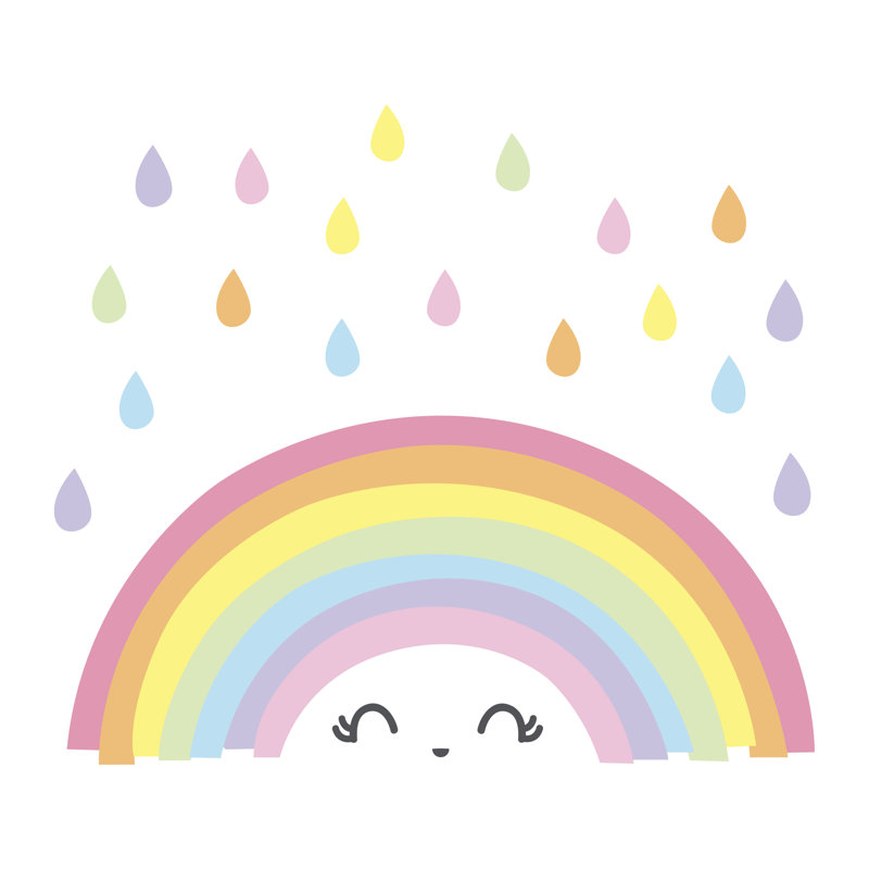 Rainbow Kids Wall Sticker