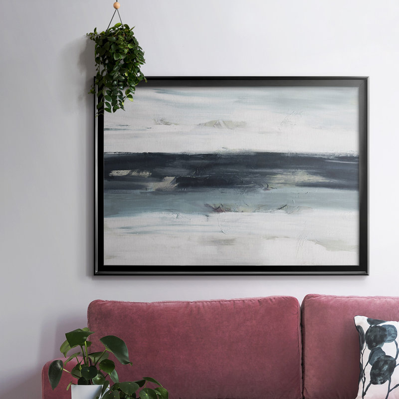 Above Us-Framed Gallery Wrapped Canvas, Black , 30" H x 44" W x 1.5" D