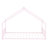 Twin Size Metal House Bed, Pink-2110046146-2110046145
