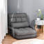 Canapé-lit convertible, fauteuil inclinable et fauteuil rembourré avec coussin
