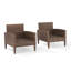 Chaise de patio avec coussins Wenner-835220572