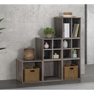 SUNJOY DIY Classic Quub Cabinet Set for Home Decor - Durable Storage 
