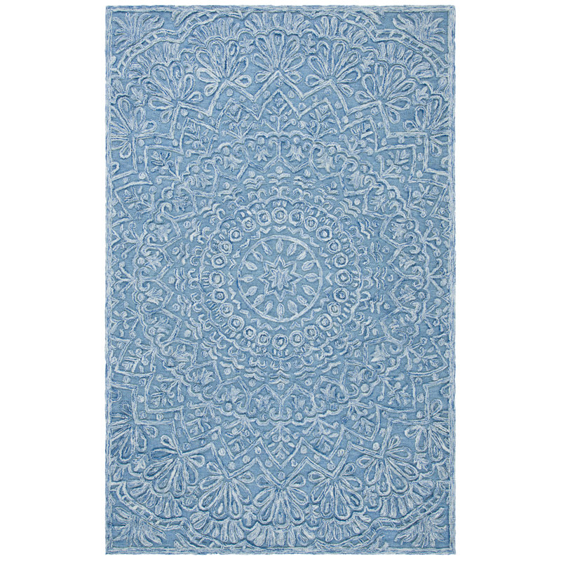 Scottsville Hand Tufted Performance Geometric Rug, Rectangle 5' x 8'