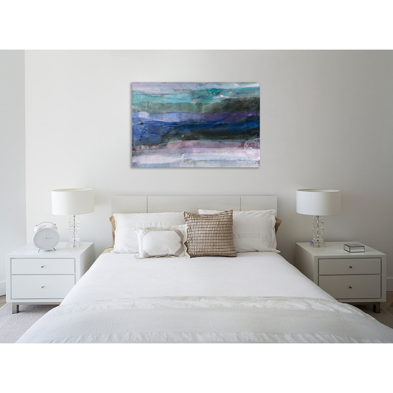 «Ocean Dreams», toile tendue par Albena Hristova, H 32 po x l 48 po x P 1,5 po