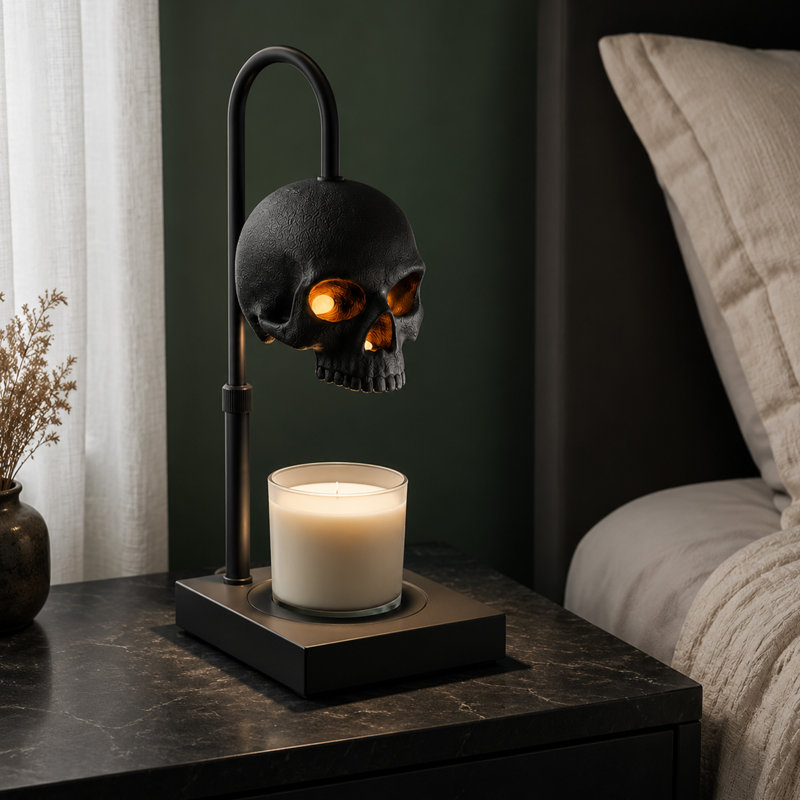Lampe-réchaud Skull