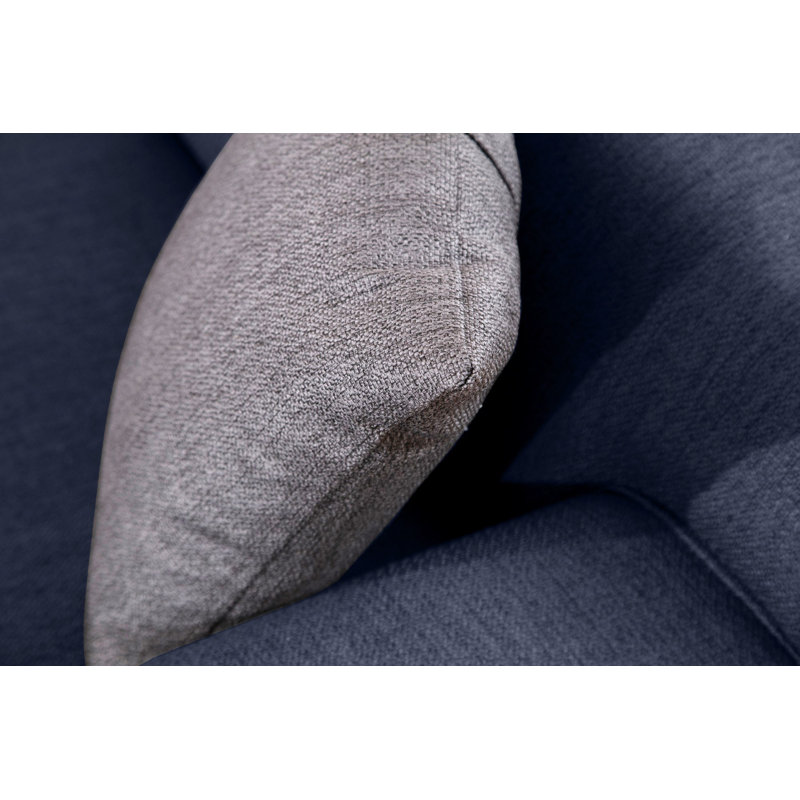 Tice Upholstered Sofa, Blue, 33.8'' H X 83.32'' W X 27.12'' D