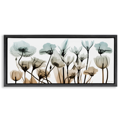 Mélange de fleurs transparentes