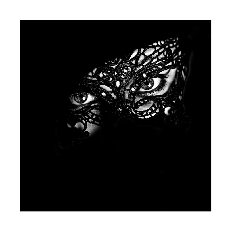 Art sur toile, Claudio Montegriffo Lady Eyes, H 18 po x l 18 po