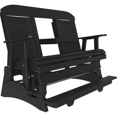 Banc d'extérieur coulissant en polywood