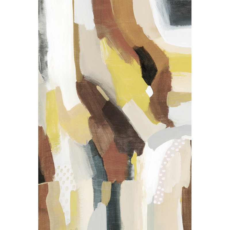 Mud And Daisies I - Painting, 30 cm H x 20 cm W, Wrapped Canvas