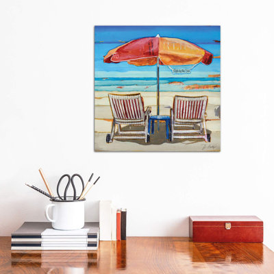 Stylin By The Sea by Danny Phillips - Wrapped Canvas Painting