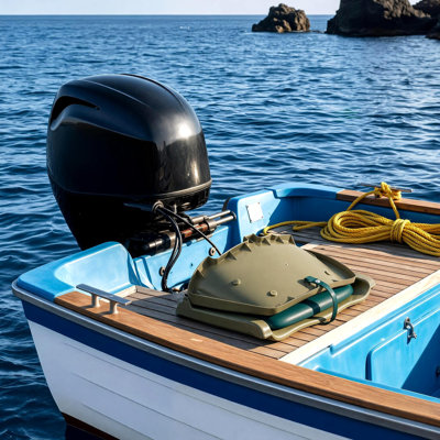 Paquet de 2 sièges de bateau pliables à dossier bas - Chaises de capitaine marines moulées et résistantes à l'eau avec charnières - Pour bateaux de pêche / Jon / Speed - Couleur: vert clair