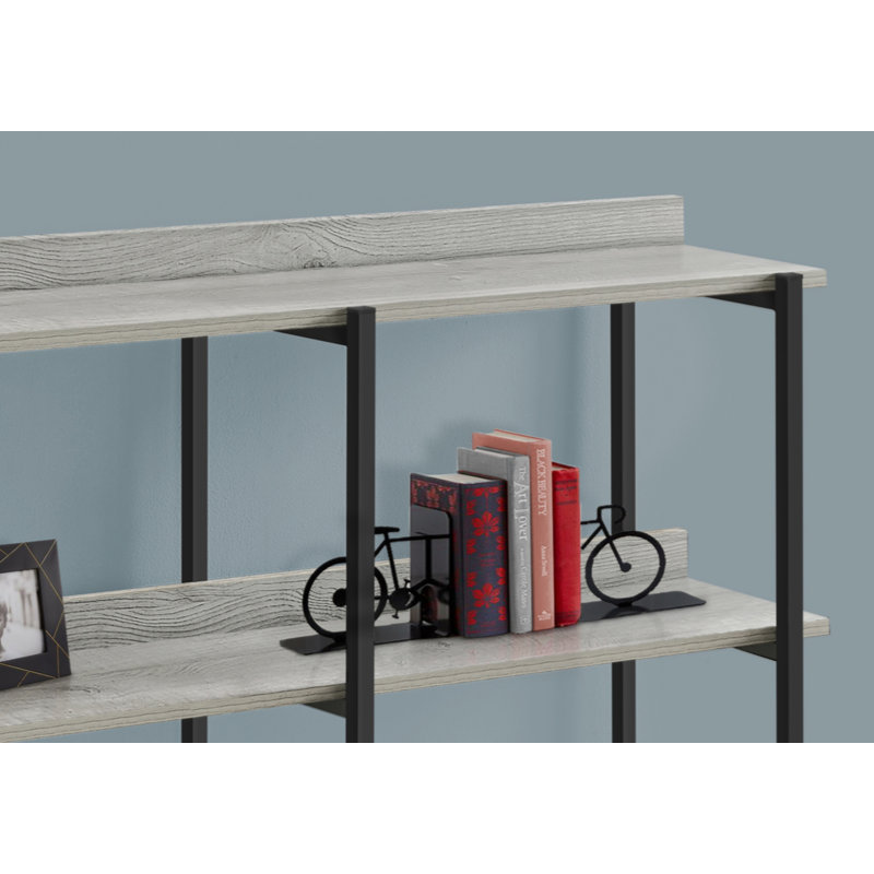 47.25'' Console Table, Black, Gray