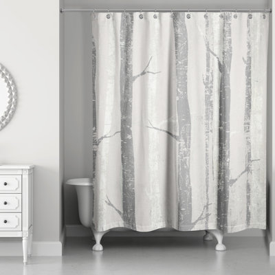 Rideau de douche simple Andrae