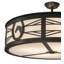 Horseshoe 4 - Light Semi Flush Mount