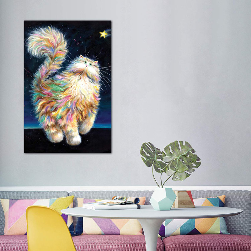 «Twinkle» par Kim Haskins - reproduction d'art sur toile tendue, H 60 po x l 40po x P 1,5 po, Toile tendue
