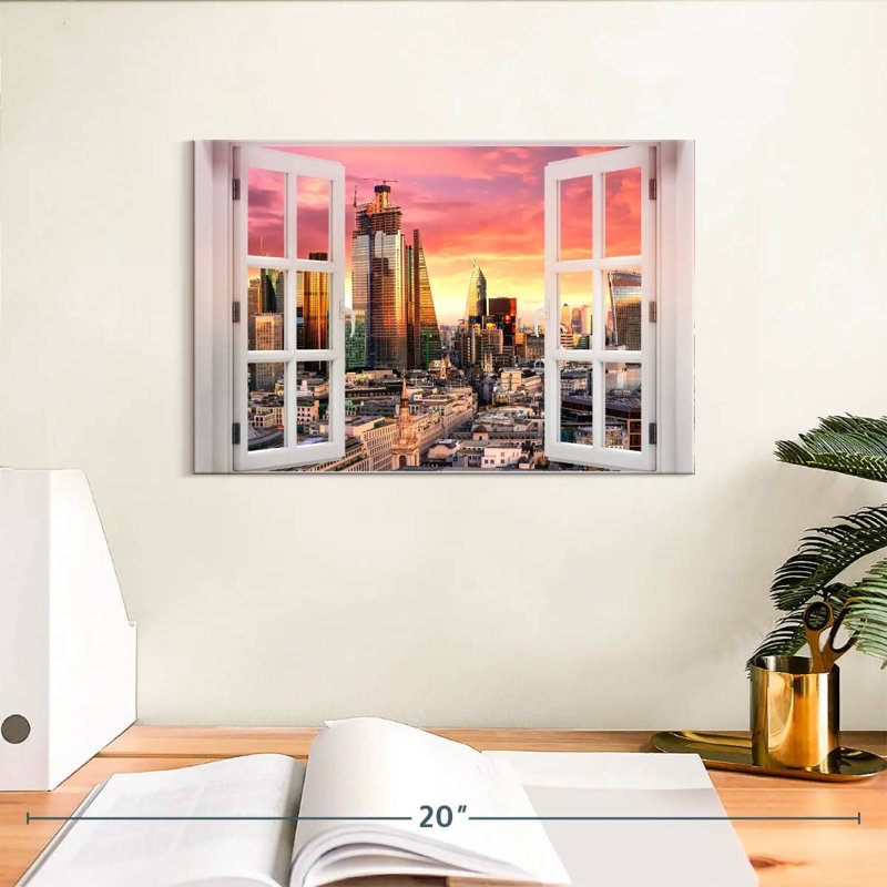 Sireci Window To London, 8" H x 12" W