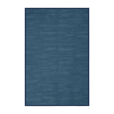 Machine Washable Solid Gray Area Rug