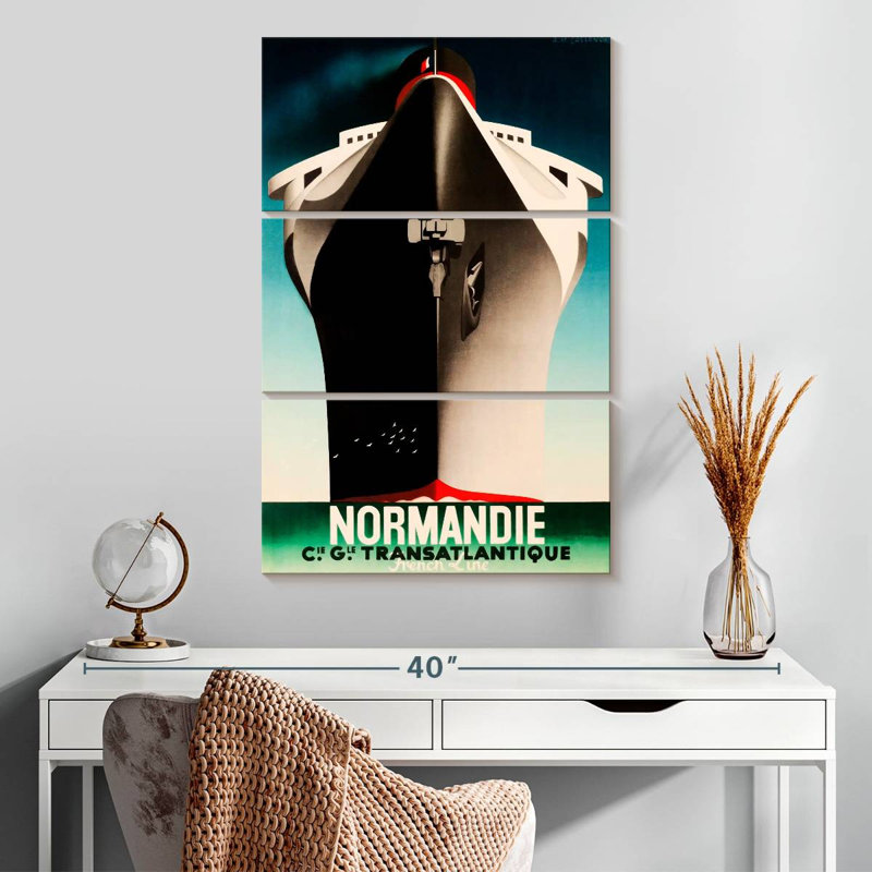 Bateau de croisière Mehar Normandie, H 32 po x l 20 po