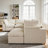  134" Sectional Corner Sofa 7-Seat Oversized Cloud Modular Deep Seat Couch With Storage Ottoman-120747530