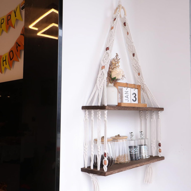 Tablettes murales en bois