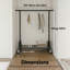 Adjustable Rolling Clothing Rack-2043207065