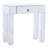 Jessa 31.25'' Glass Top Console Table