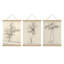 «Rustic Countryside Classic Trees», affiche botanique intemporelle, encadrée en bois