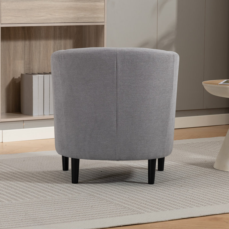 Upholstered Armchair, Grey
