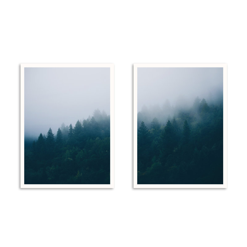 Mountain Forest by Artist Lane - 2 Piece No Frame Print, 51 cm H x 41 cm W