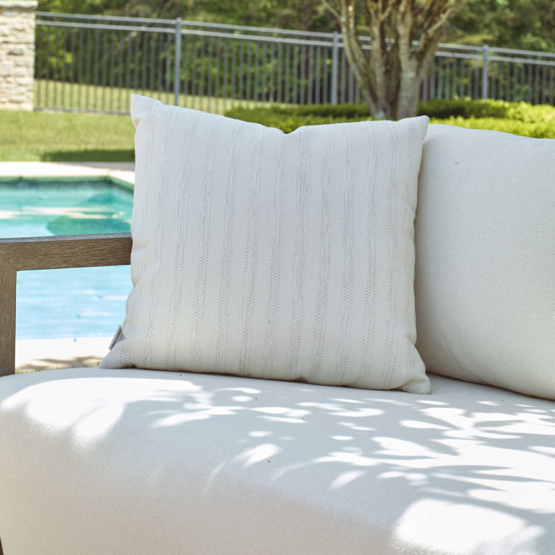 Coussin extérieur Uttermost, Blanc